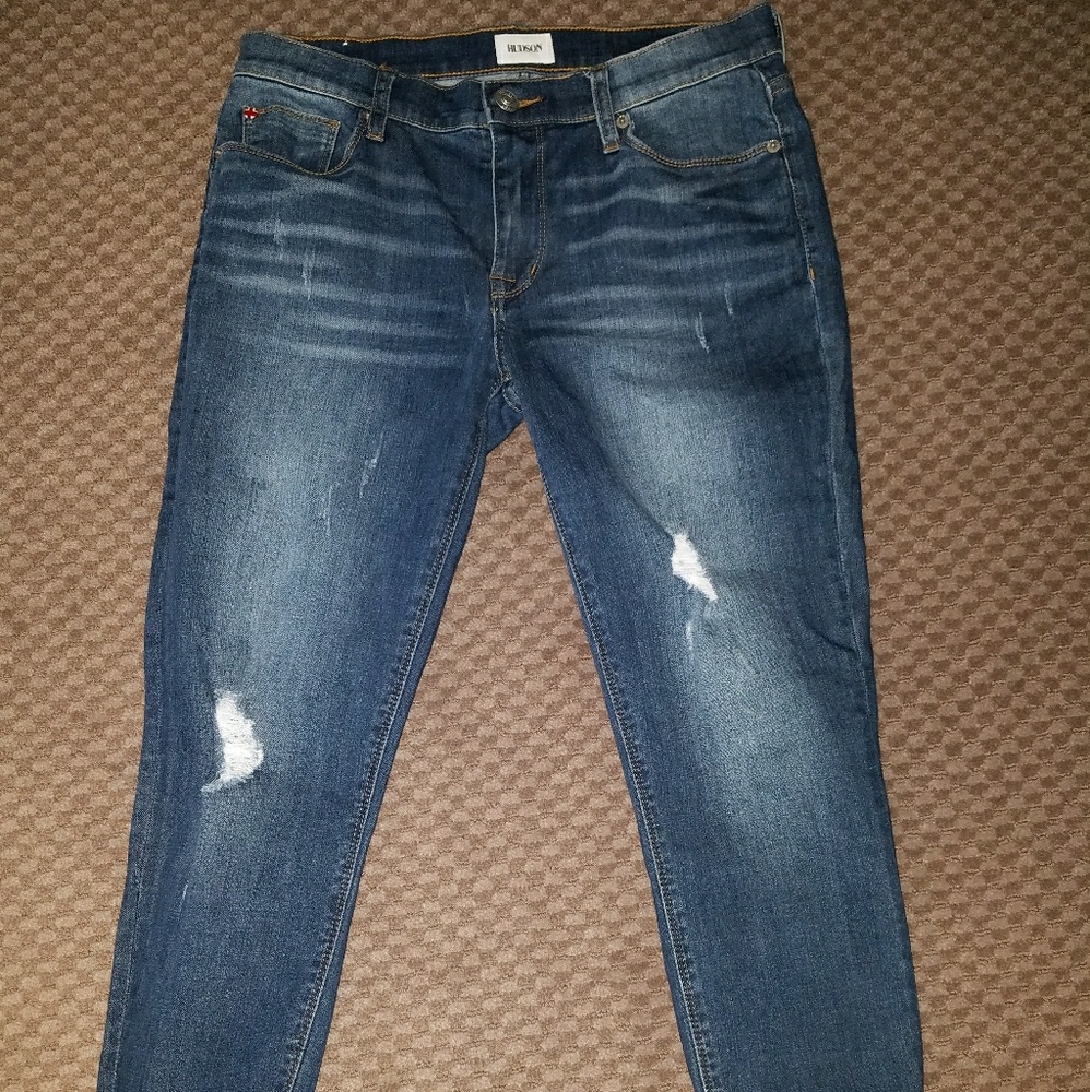 Hudson mid rise "Natalie" cropped jean NWT